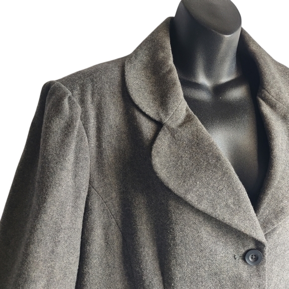 Mossimo Women's Gray Wool Blend Blazer Jacket Size XXL - Picture 3 of 8